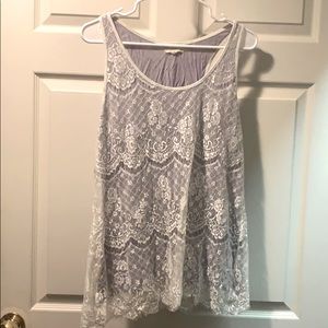 Maurice’s Lace Overlay Tank